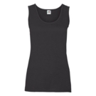 Майка женская &quot;Lady-Fit Valueweight Vest&quot;, черный_XS, 100% х/б, 165 г/м2