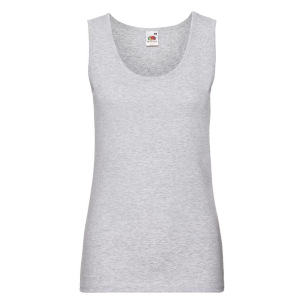 Майка женская "Lady-Fit Valueweight Vest", серо-лиловый_XL, 97% х/б, 3% п/э, 165 г/м2 (Изображение 1)