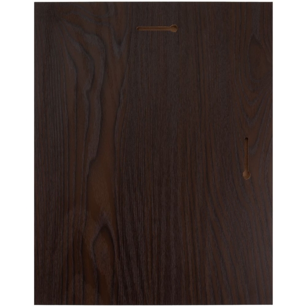 Плакетка Plaque XL, венге с серебристой пластиной (Изображение 3)