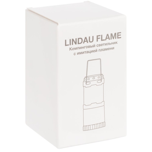 Кемпинговый фонарь с имитацией пламени Lindau Flame, черный (Изображение 6)