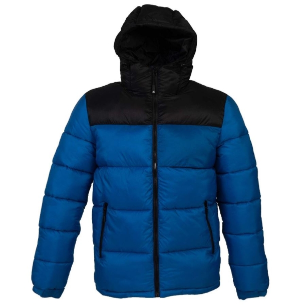 Куртка мужская "SIBERIA", ярко-синий, чёрный, 2XL, 100% нейлон 40г/м2, наполнитель: 100% полиэстер,  (Изображение 1)