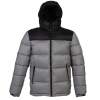 Куртка мужская "SIBERIA", серый, чёрный, 2XL, 100% нейлон 40г/м2, наполнитель: 100% полиэстер, 530 г (Изображение 1)