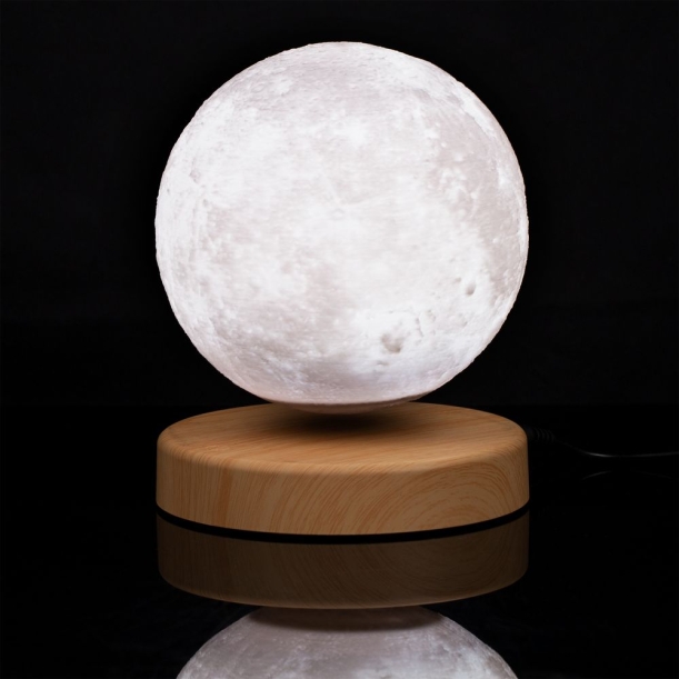 Левитирующая луна MoonFlight с пластиковой подставкой (Изображение 2)