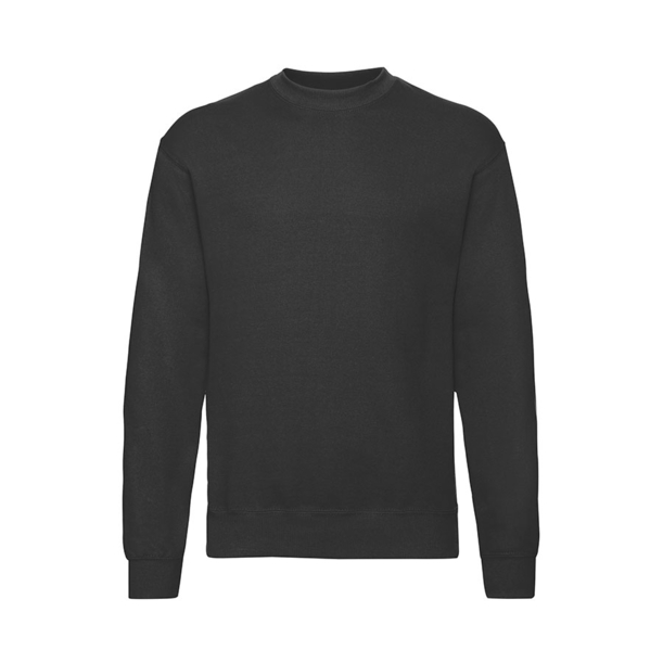 Толстовка мужская с начесом  "Classic Set-In Sweat", черный_2XL, 80% х/б, 20% п/э, 280 г/м2 (Изображение 1)