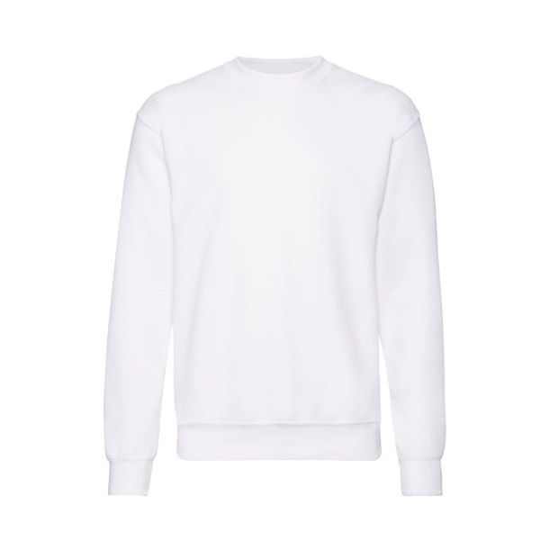 Толстовка мужская с начесом "Classic Set-In Sweat", белый_2XL, 80% х/б, 20% п/э, 260  г/м2 (Изображение 1)