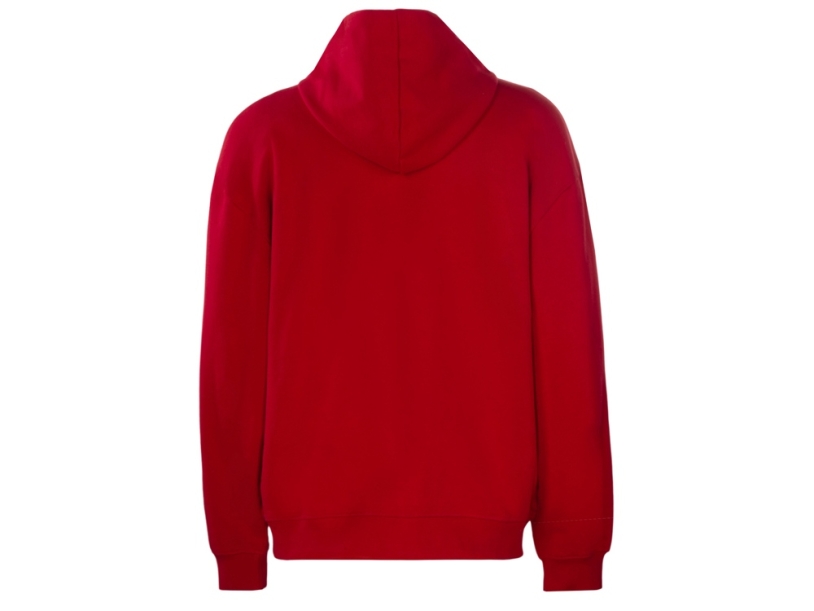 Толстовка на молнии Monaco, унисекс (красный) XS-S (Изображение 4)