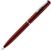 CLICKER, ручка шариковая, красный/хром, металл (Изображение 1)