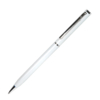 SLIM, ручка шариковая, белый/хром, металл (Изображение 1)