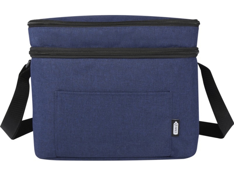 Tundra сумка-холодильник из переработанного РЕТ-пластика, сертиф. согласно GRS - Heather navy (Изображение 2)