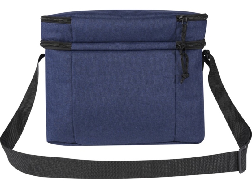 Tundra сумка-холодильник из переработанного РЕТ-пластика, сертиф. согласно GRS - Heather navy (Изображение 3)