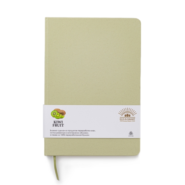 Блокнот из растительного сырья Tutti Frutti, киви (Изображение 4)