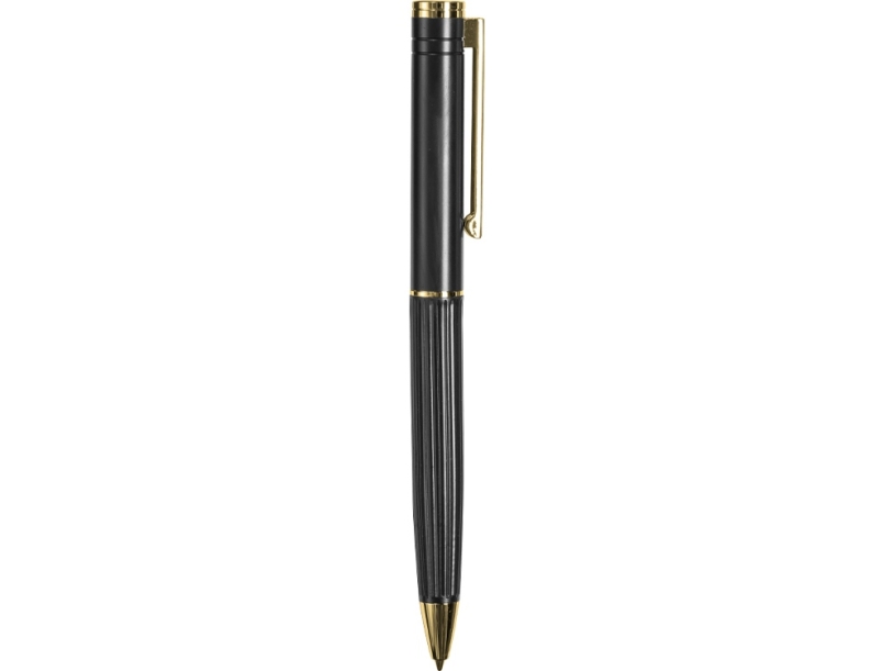 Шариковая металлическая ручка Monarch Gold (черный)  (Изображение 4)
