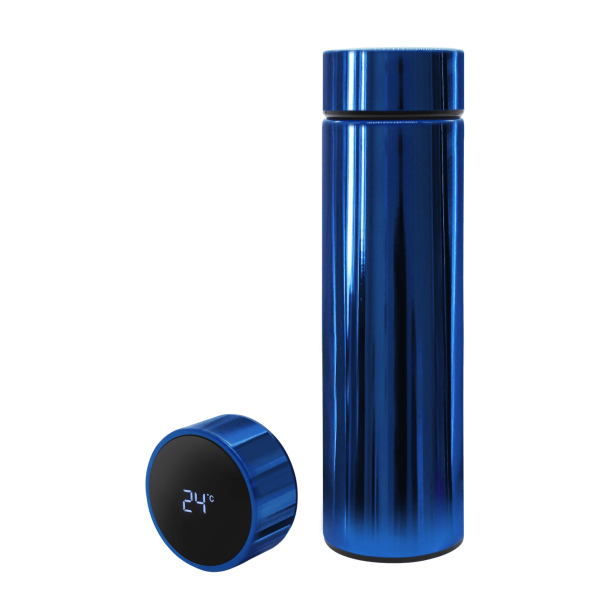 Термос Reactor гальванический c датчиком температуры  (синий) (Изображение 1)
