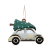 Ёлочная игрушка Машинка (белый) (Изображение 1)