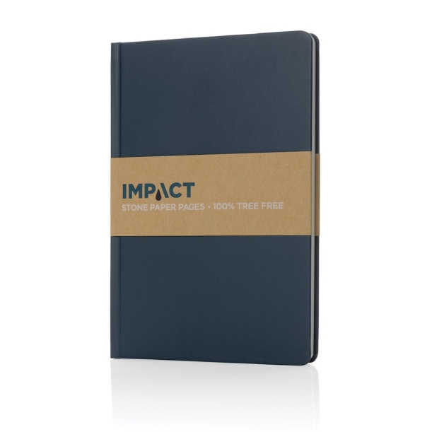 Блокнот Impact из каменной бумаги в твердом переплете, А5 (Изображение 2)
