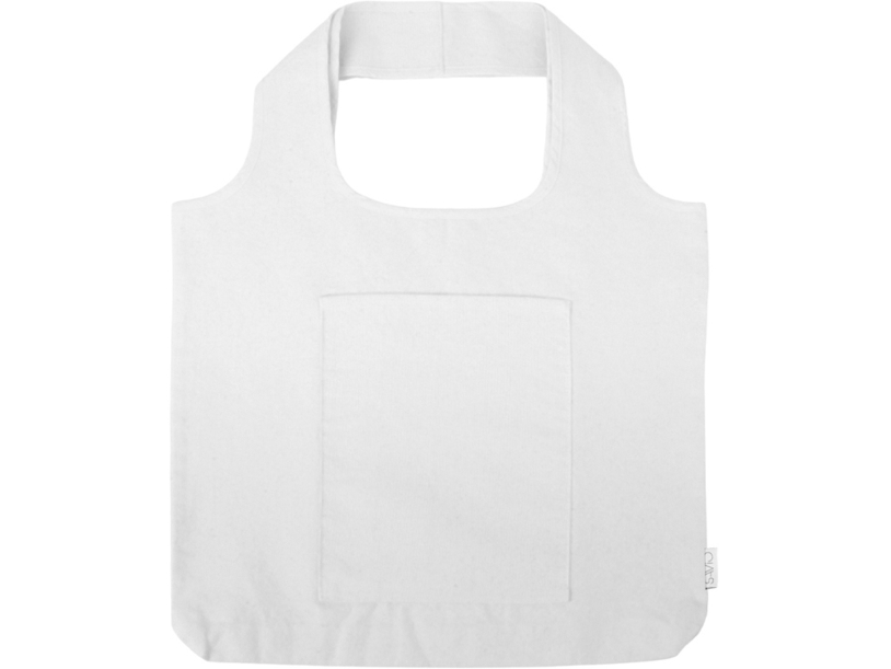 Сумка-шоппер Vest из хлопка 340 г/м2, белый (Изображение 3)
