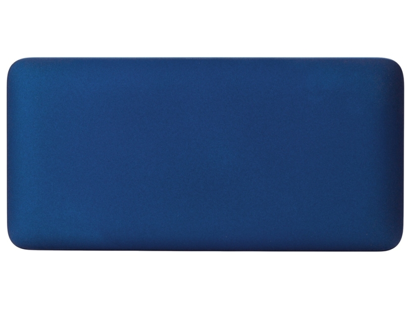 Внешний аккумулятор Mild, металлик soft-touch, 10 000 mAh (синий)  (Изображение 4)
