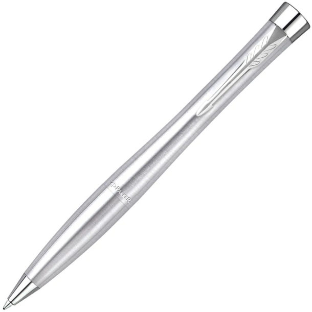 Ручка шариковая Parker Urban Twist Metro Metallic CT, серебристая (Изображение 1)