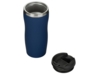 Термокружка Double wall mug С1 soft-touch, 350 мл (темно-синий)  (Изображение 2)