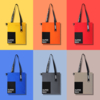 Шоппер Superbag Color (темно-серый с чёрным) (Изображение 5)
