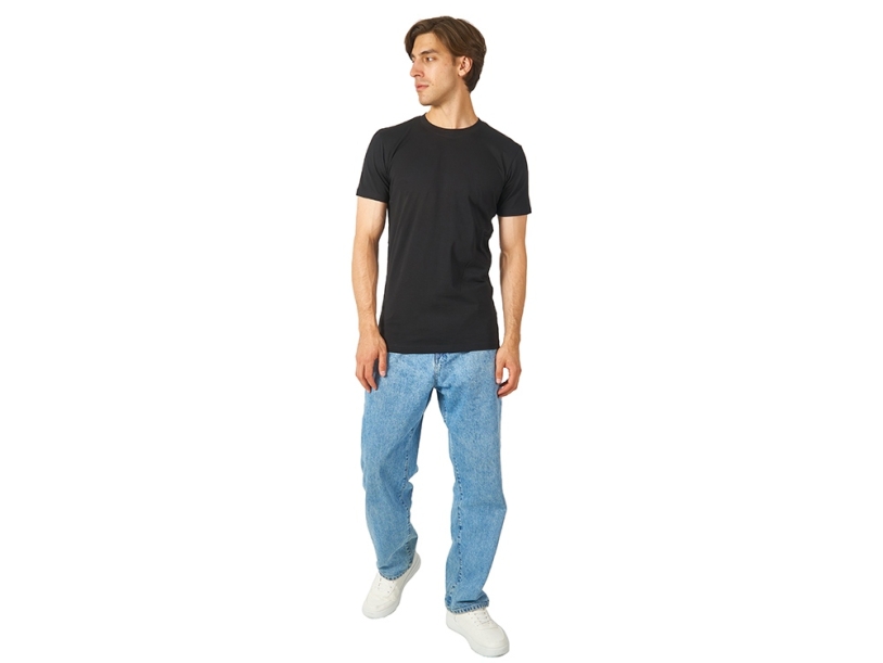 Футболка HD Fit мужская (черный) 5XL (Изображение 4)