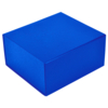 Коробка  подарочная складная ,  синий, 22 x 20 x 11 cm,  кашированный картон,  тиснение, шелкография (Изображение 1)