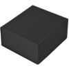 Коробка подарочная складная,  черный, 22 x 20 x 11cm,  кашированный картон,  тиснение, шелкогр. (Изображение 1)
