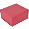 Коробка подарочная складная,  красный, 22 x 20 x 11 cm,  кашированный картон,  тиснение, шелкография (Изображение 1)