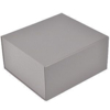 Коробка подарочная складная,  серебристый, 22 x 20 x 11cm,  кашированный картон,  тиснение, шелкогр. (Изображение 1)