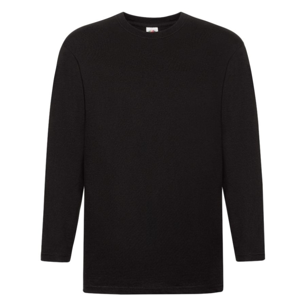 Футболка "Super Premium Long Sleeve", черный, S, 100% х/б, 205 г/м2 (Изображение 1)
