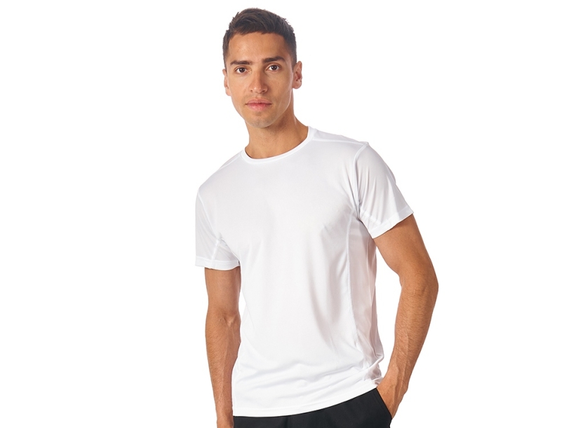 Футболка спортивная Turin, мужская (белый) 3XL (Изображение 1)