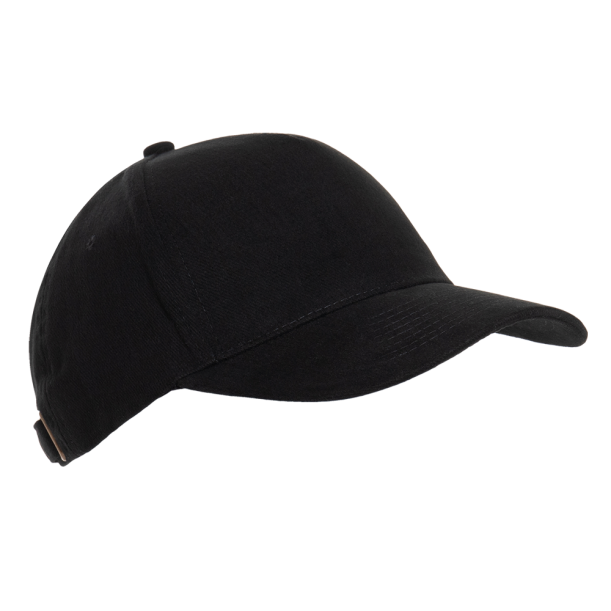 Бейсболка STAN 5 клиньев хлопок 280, 11 (Чёрный) (Изображение 1)