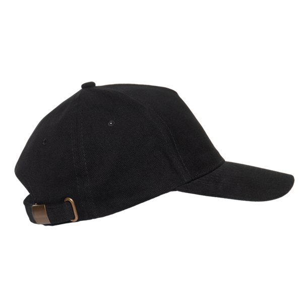 Бейсболка STAN 5 клиньев хлопок 280, 11 (Чёрный) (Изображение 2)