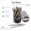 РУЧКА "SAN REMO" ШАРИКОВАЯ, АВТОМАТИЧЕСКАЯ, МЕТАЛЛИЧЕСКИЙ КОРПУС ШАМПАНЬ 1.00 ММ, СИНЯЯ (Изображение 3)