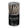 РУЧКА "SAN REMO" ШАРИКОВАЯ, АВТОМАТИЧЕСКАЯ, МЕТАЛЛИЧЕСКИЙ КОРПУС ШАМПАНЬ 1.00 ММ, СИНЯЯ (Изображение 4)