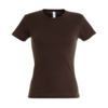 Футболка "Miss", шоколадный_2XL, 100% х/б, 150 г/м2 (Изображение 1)