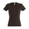Футболка "Miss", шоколадный_2XL, 100% х/б, 150 г/м2 (Изображение 1)