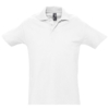 Рубашка поло мужская SPRING II,белый,3XL,100% хлопок, 210/м2 (Изображение 1)