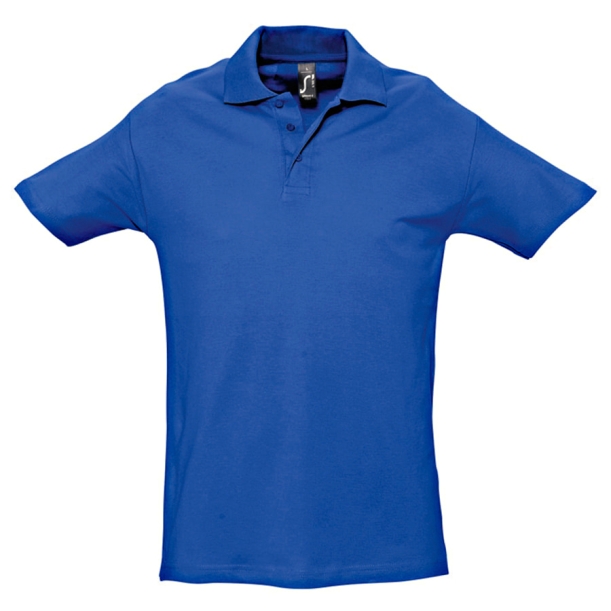 Рубашка поло мужская SPRING II,ярко-синий,4XL,100% хлопок, 210г/м2 (Изображение 1)