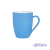 Кружка "Trend", покрытие soft touch (голубой) (Изображение 1)
