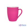 Кружка "Trend", покрытие soft touch (фуксия) (Изображение 1)