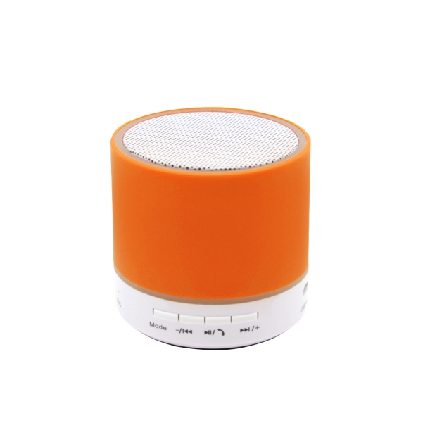 Беспроводная Bluetooth колонка Attilan (BLTS01), оранжевая (Изображение 1)