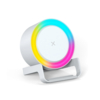 Беспроводная Bluetooth колонка U-Tone RGB c функцией беспроводной зарядки 15W, белый (Изображение 1)