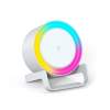 Беспроводная Bluetooth колонка U-Tone RGB c функцией беспроводной зарядки 15W, белый (Изображение 1)