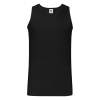 Майка мужская "Athletic Vest", черный_S, 100% х/б, 160 г/м2 (Изображение 1)