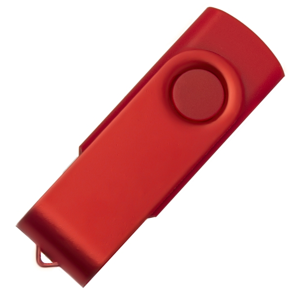 USB flash-карта DOT (16Гб), красный, 5,8х2х1,1см, пластик, металл (Изображение 1)