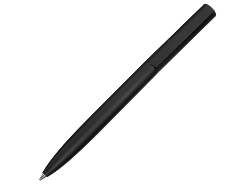 Шариковая металлическая ручка Minimalist софт-тач, черный (Р) (Изображение 1)