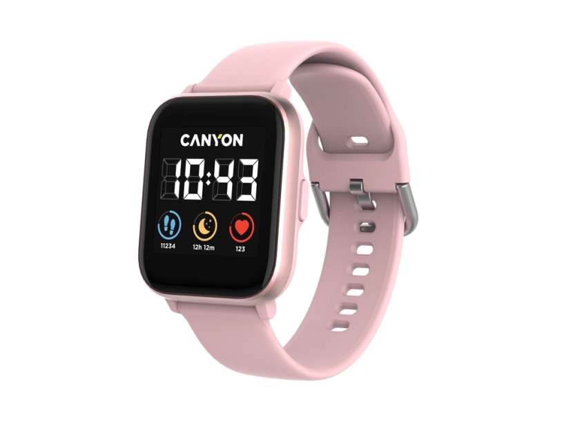 Смарт-часы со встроенным плеером Canyon SaltSW-78, розовый (Р) (Изображение 2)