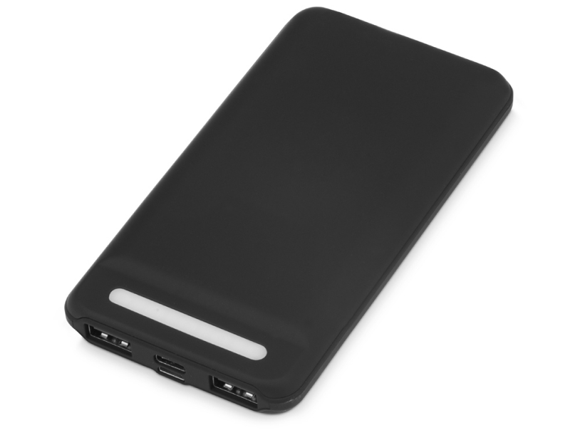 Портативное беспроводное зарядное устройство Airbank, 10000 mAh, черный (Р) (Изображение 2)