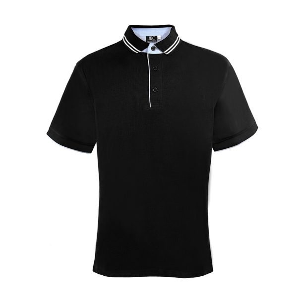 Рубашка поло мужская RODI MAN, черный, XS, 100% хлопок, 180 г/м2 (Изображение 1)